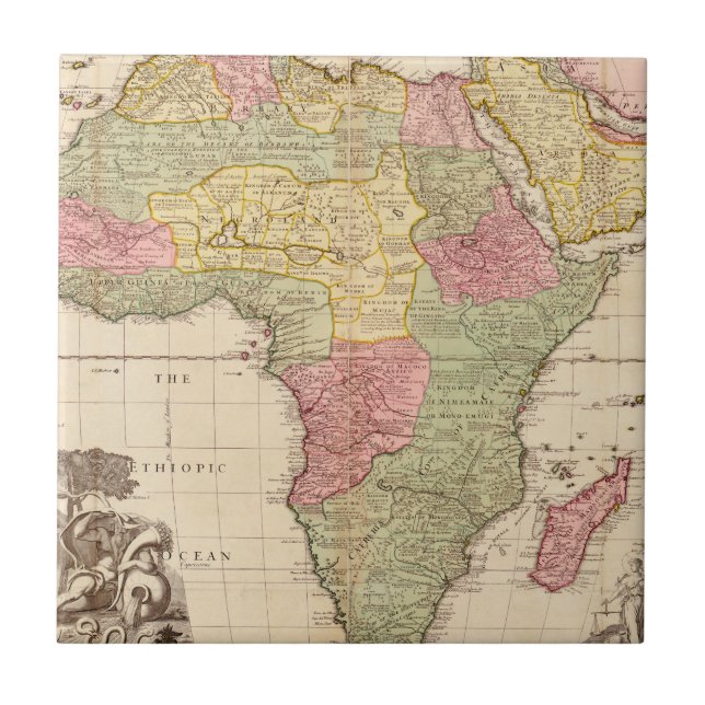 África cerca de 1725 (Frente)