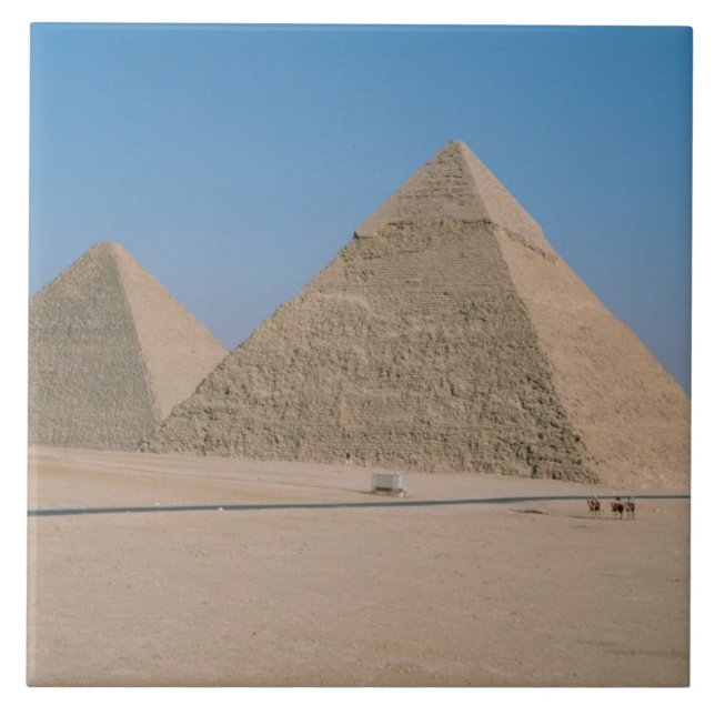 África - Egito - Cairo - Grandes Pirâmides de Gizé (Frente)