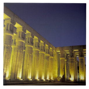 África, Egito, Luxor. Pátio do sol de Amenhotep