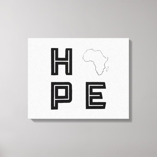 África Esperança Canvas Arte (Frente)