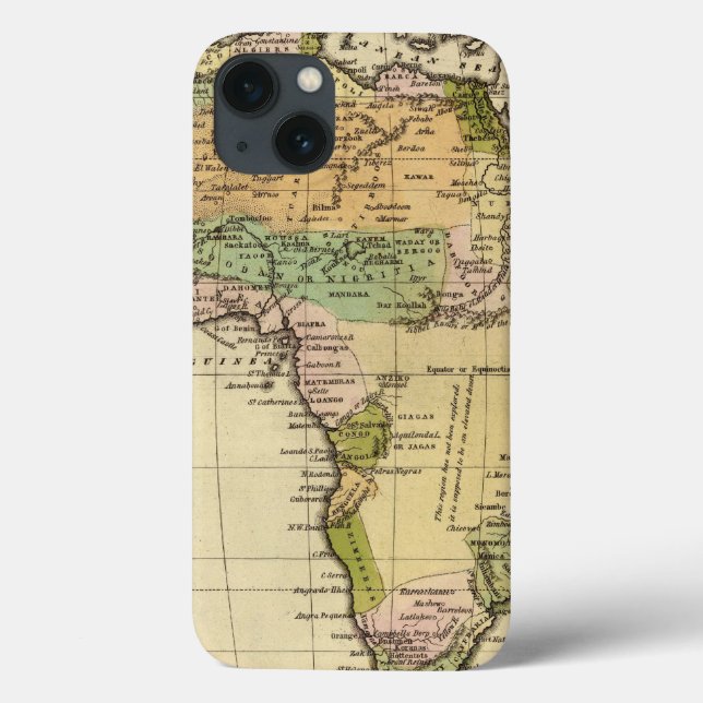 Africa Hand Colored Atlas Map (Verso)