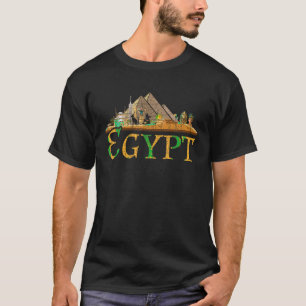 África - Pirâmides Antigas Egípcias - Camisa do Eg