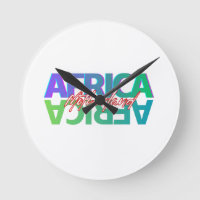 ÁFRICA: Terra Mãe - Relógio de Parede