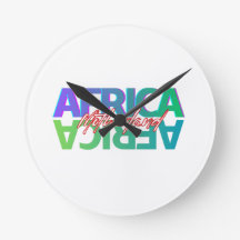 ÁFRICA: Terra Mãe - Relógio de Parede