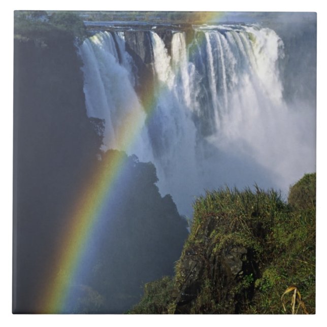 África, Zimbábue, Cataratas Vitória (Frente)
