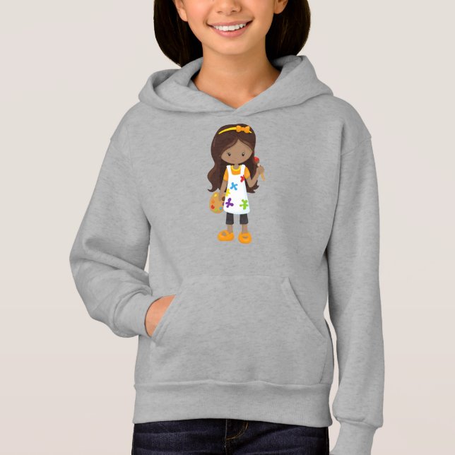 African American Girl, Painter, Painting, Brussel (Frente)