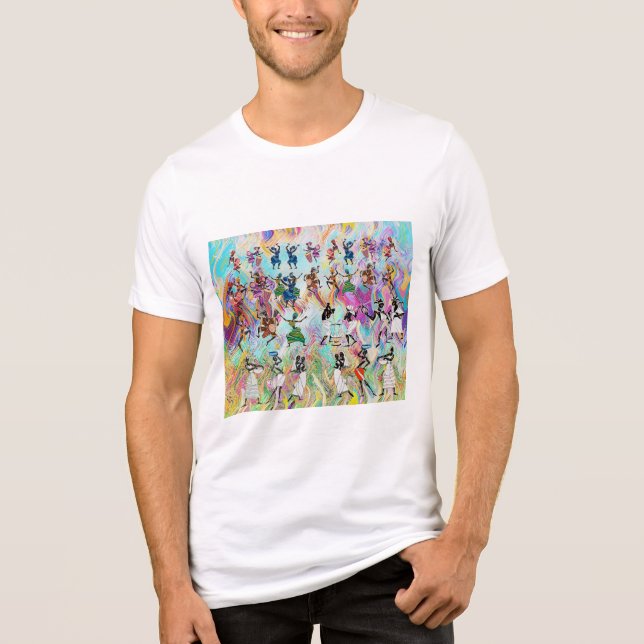 African Feast: Rhythms of Unity T-Shirt (Frente)