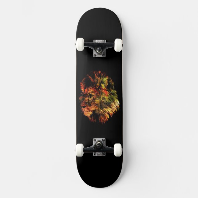 African Lion Skateboard (Frente)