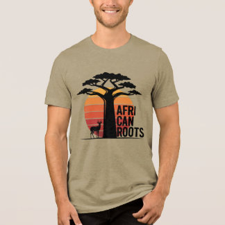 African Streetwear Baobab Tree & Gazelle Graphic