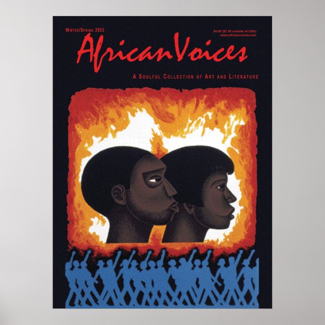 African Voices 20th Anniversary Poster (Frente)