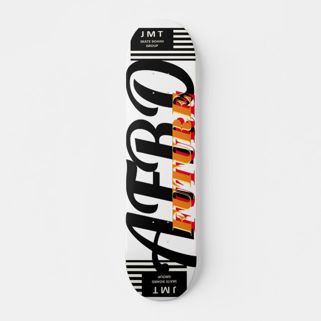 AFRO FUTURO JMT 7, 3/4", skateboard Deck (Frente)