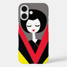 Afro Geisha Capas de iphone