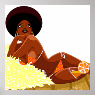 Afro Goddese Poster