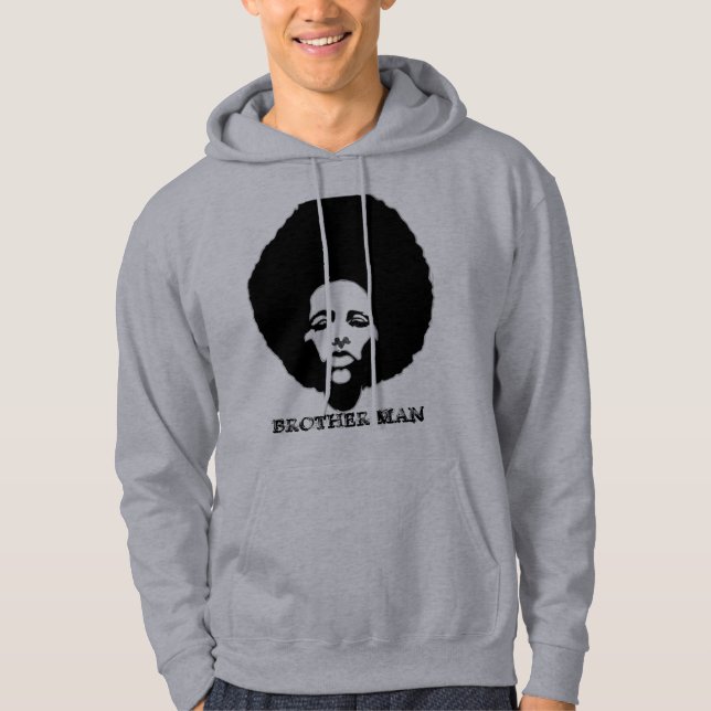 afro grande camiseta (Frente)