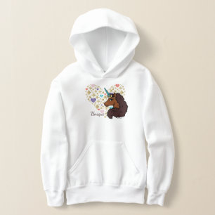 Afro Unicorn   Design de Coração Único