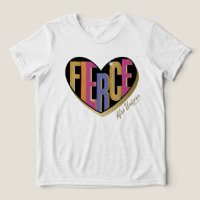 Afro Unicorn Fierce Heart Design
