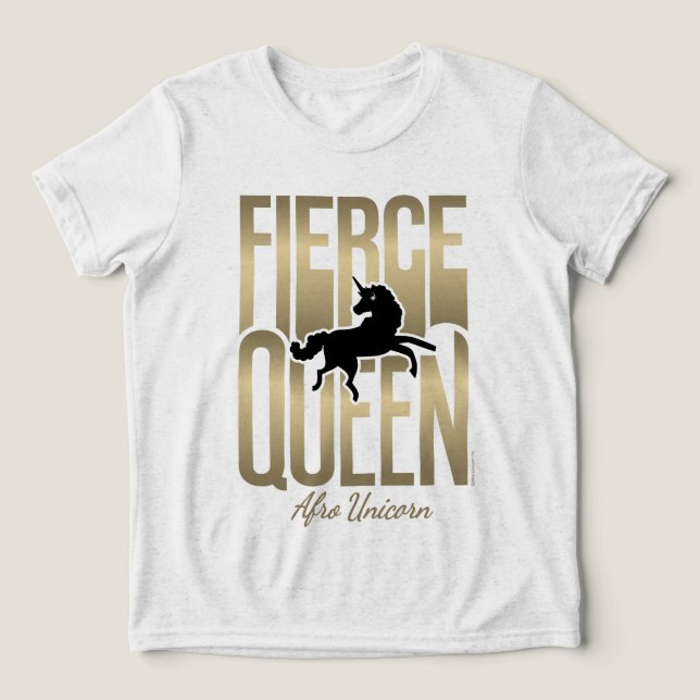 Afro Unicorn Fierce Queen (Design frontal)