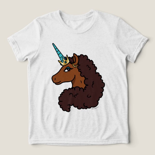 Afro Unicorn | Único (Design frontal)