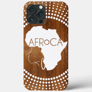 AFRoCA FEMALE Afro mais África Parede de grãos de