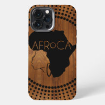 AFRoCA FEMALE Afro mais África Parede de grãos de