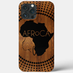 AFRoCA FEMALE Afro mais África Parede de grãos de