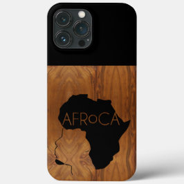 AFRoCA MALE Afro mais Africa Wood Grain