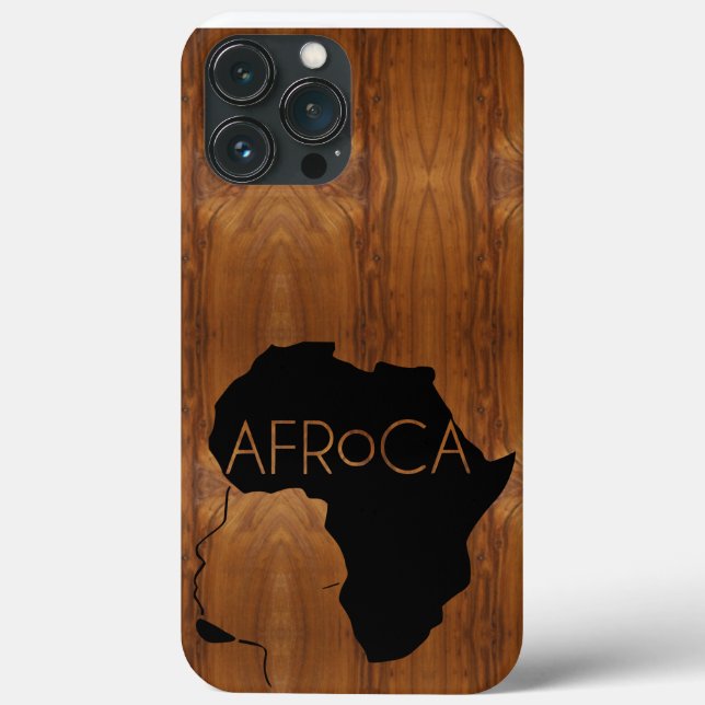 AFRoCA MALE Afro mais Africa Wood Grain (Verso)