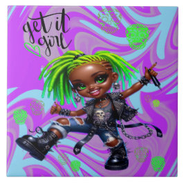 Afropunk Compre Azulejo De Cerâmica Para Rapariga