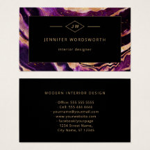 Agate Abstrato preto roxo moderno