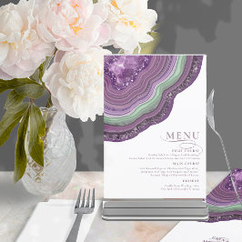 Agate Geode Glitter Wedding ID647