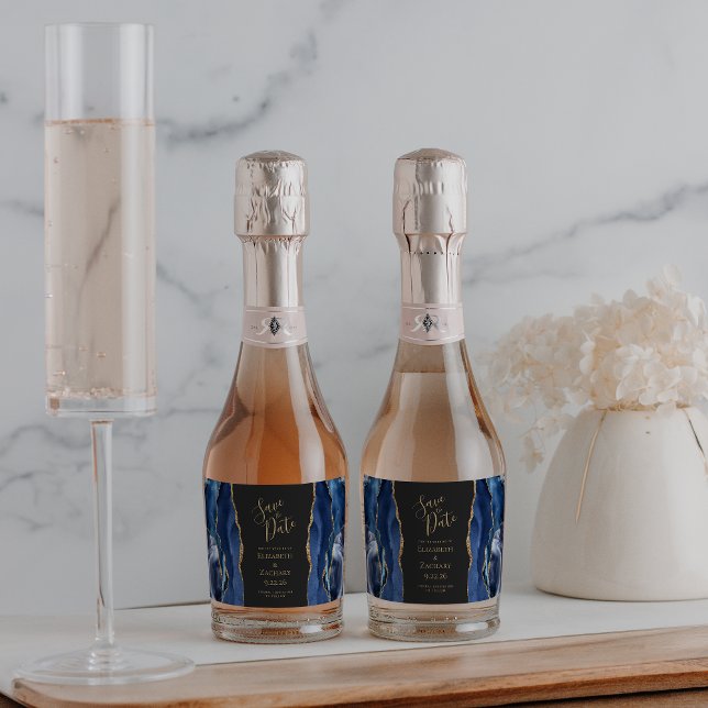 Agate Geode Marinho Blue Dourado Dark Salvar a Dat (Criador carregado)