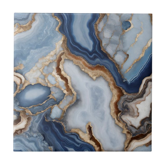Agate Marble Azulejo cerâmico (Frente)