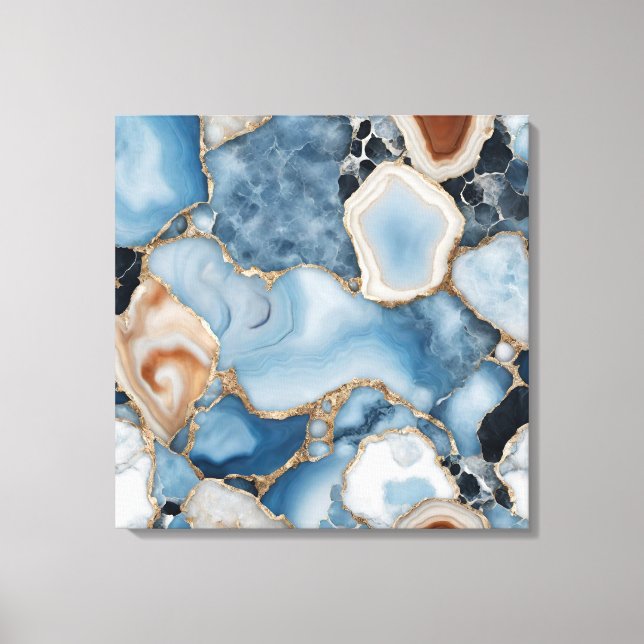 Agate Marble Canvas Art (Frente)