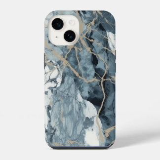Agate Marble Inspirou Azul De Textura De Luxo