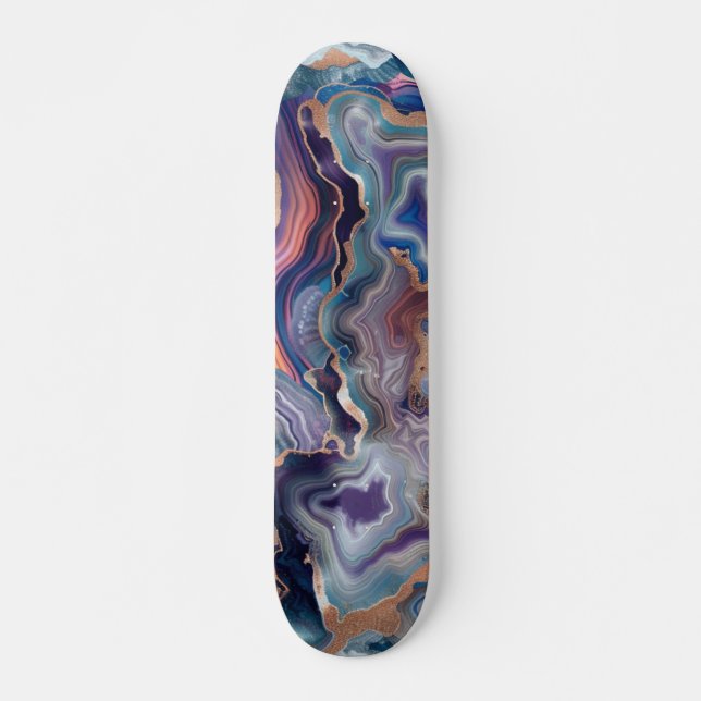 Agate Marble Skateboard (Frente)