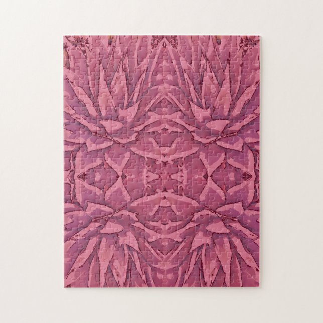 Agave Vermelha Difícil Caleidoscópio Quebra-cabeça (Vertical)