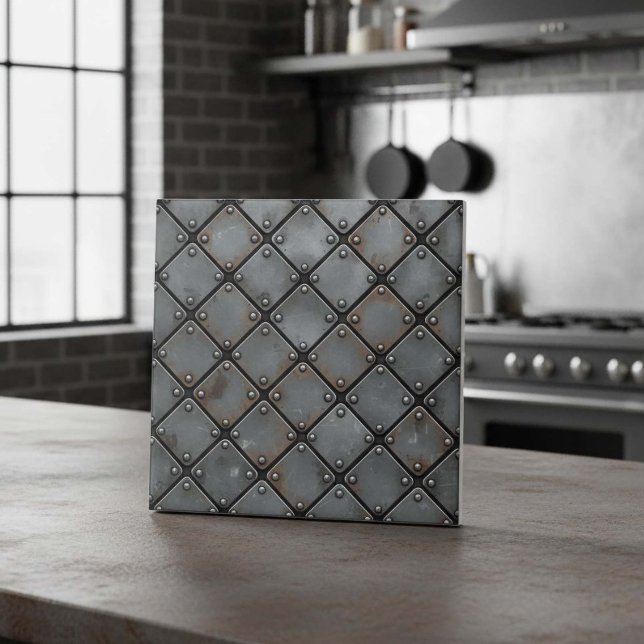 Aged Iron Plate and Rivets #21 ID1227 (Criador carregado)