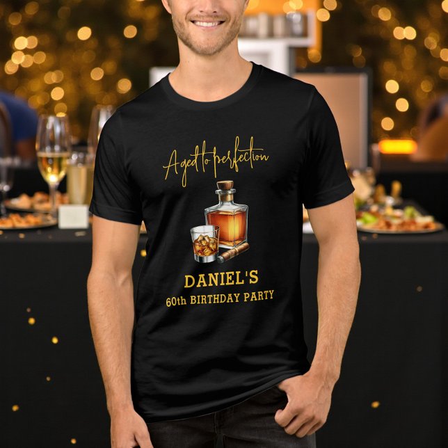 Aged to Perfection Cigar Whiskey 60th Birthday (Criador carregado)