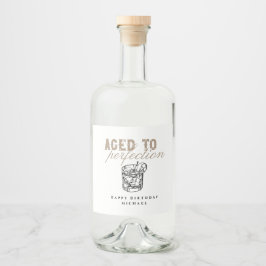 Aged to Perfection White Whiskey Birthday Party