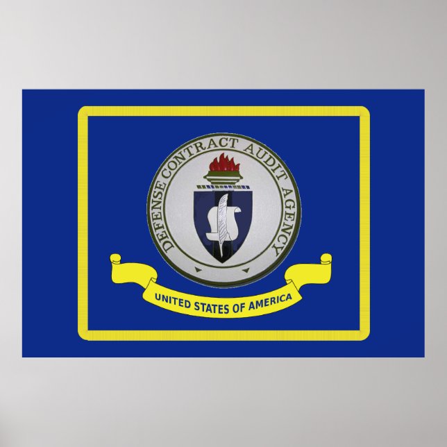 Agência de Auditoria do Contrato de Defesa Poster (Frente)