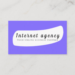 Agência de internet Cartão de visita