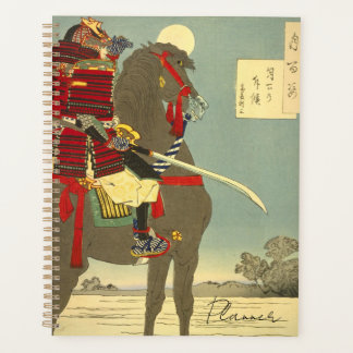AGENDA 日本画、美しい月と侍