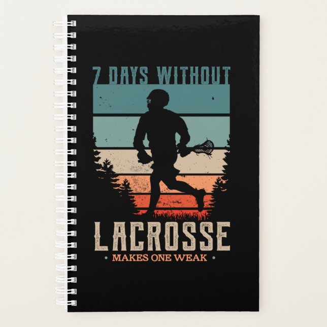 Agenda 13,7 Dias Sem Lacrosse Faz Uma Semana (Frente)