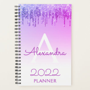 Agenda 2022 Monograma Brilho Purpura