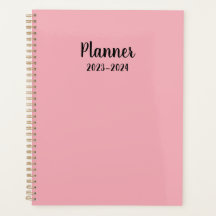 2023-2024 - Pink Monthly/Weekly Planner