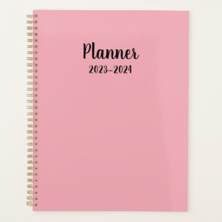 Agenda 2023-2024 - Pink Monthly/Weekly Planner