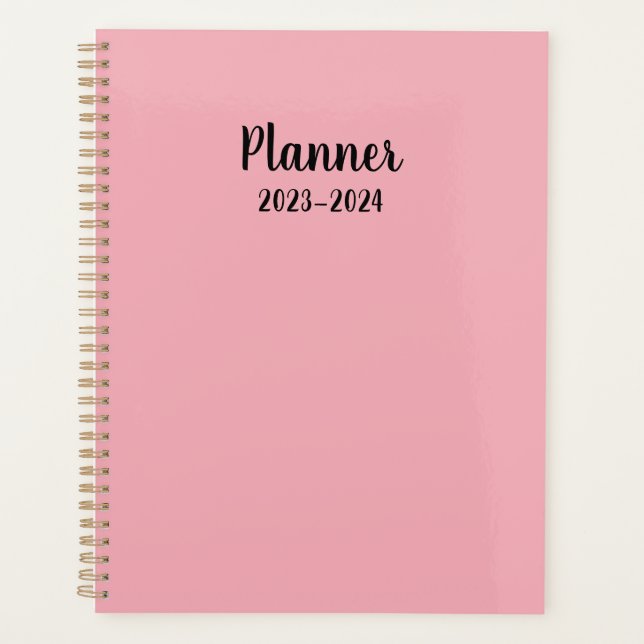 Agenda 2023-2024 - Pink Monthly/Weekly Planner (Frente)