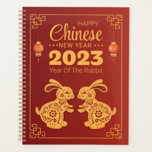 Agenda 2023 Ano Do Coelho Feliz Ano Novo Chinês