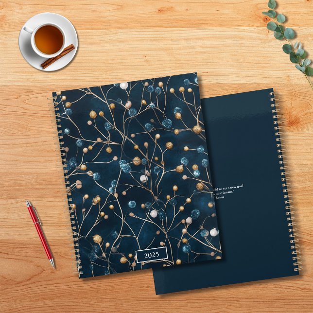 Agenda 2025 Elegante Chic Moody Boho (Criador carregado)