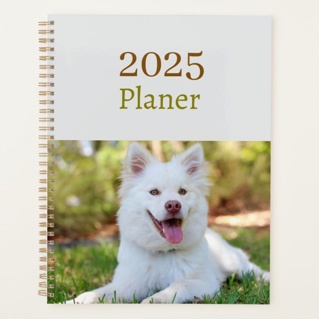 Agenda  2025 Planer Hunde Design (Frente)